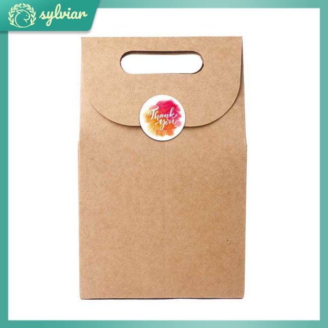 Cuộn 500 Nhãn Dán Trang Trí Giáng Sinh Họa Tiết Hoa