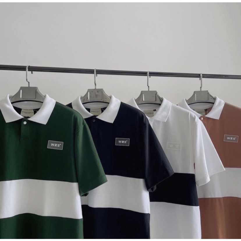 Áo polo 4 màu W.Z.S, áo polo unisex phong cách basic