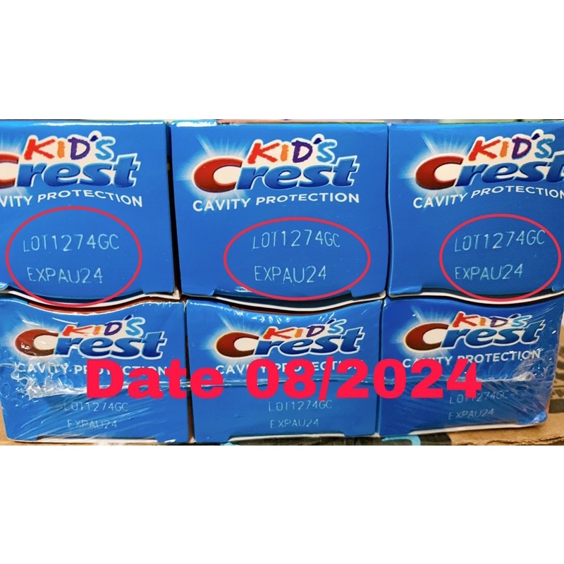 [Bill US]Kem Đánh Răng Crest Kids Cavity Protection An Toàn Cho Bé 130g