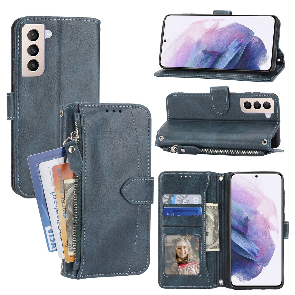 Case for Samsung Galaxy S21 5G / S21 + 5G / S21 Plus 5G Ốp Bao Da Điện Thoại Cho