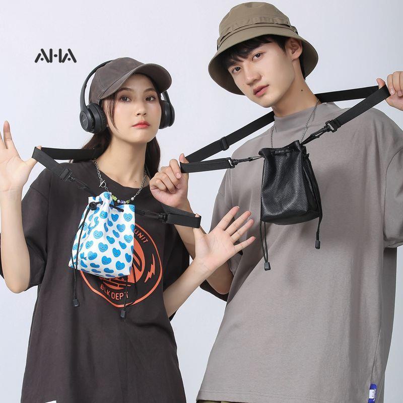 Túi đeo vai AHA official mini đựng điện thoại tai nghe tiền xu tiện dụng cho nam