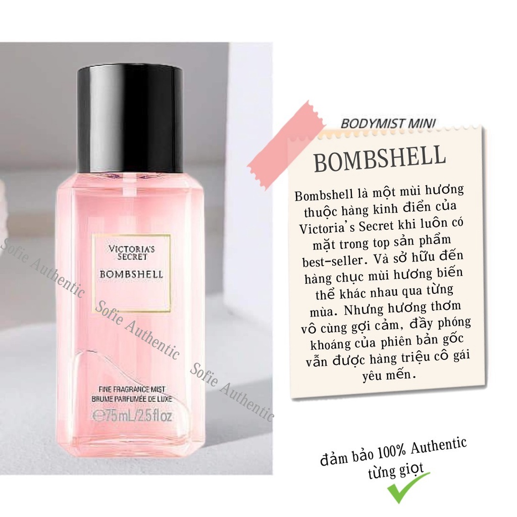 Xịt Thơm Lưu Hương Toàn Thân Victoria's Secret Fine Fragrance Mist