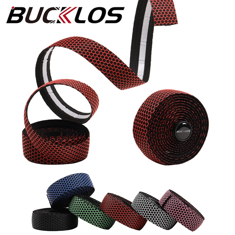 Bucklos Xe Đạp Tay Lái Băng Chống Trơn Trượt Đường Xe Đạp Tay Lái Băng Giảm Chấn Mềm Đi Xe Đạp Tay Cầm Băng Bọc Phụ Kiện Xe Đạp