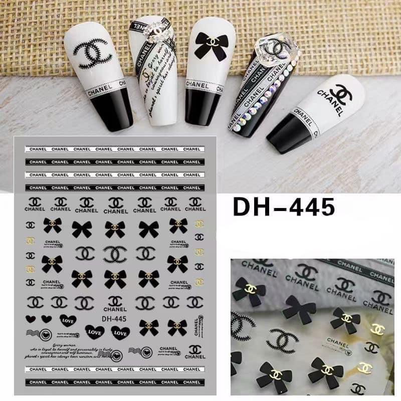 Sticker dán trang trí móng tay chân t. hiệu