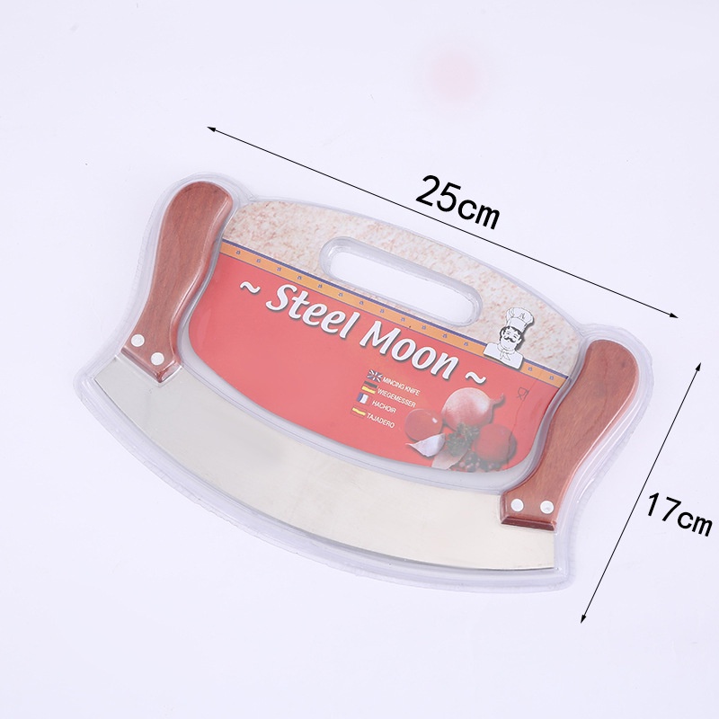 Dụng Cụ Cắt Pizza,kẹo Nougat Inox Dài 25cm