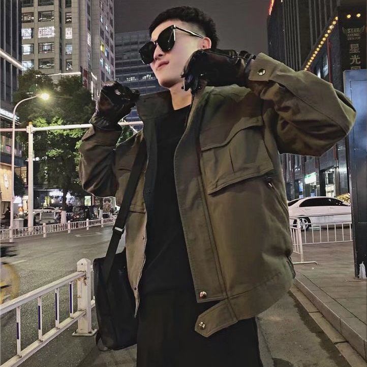 Áo Khoác Dáng Rộng Thời Trang Hàn Quốc Dành Cho Nam