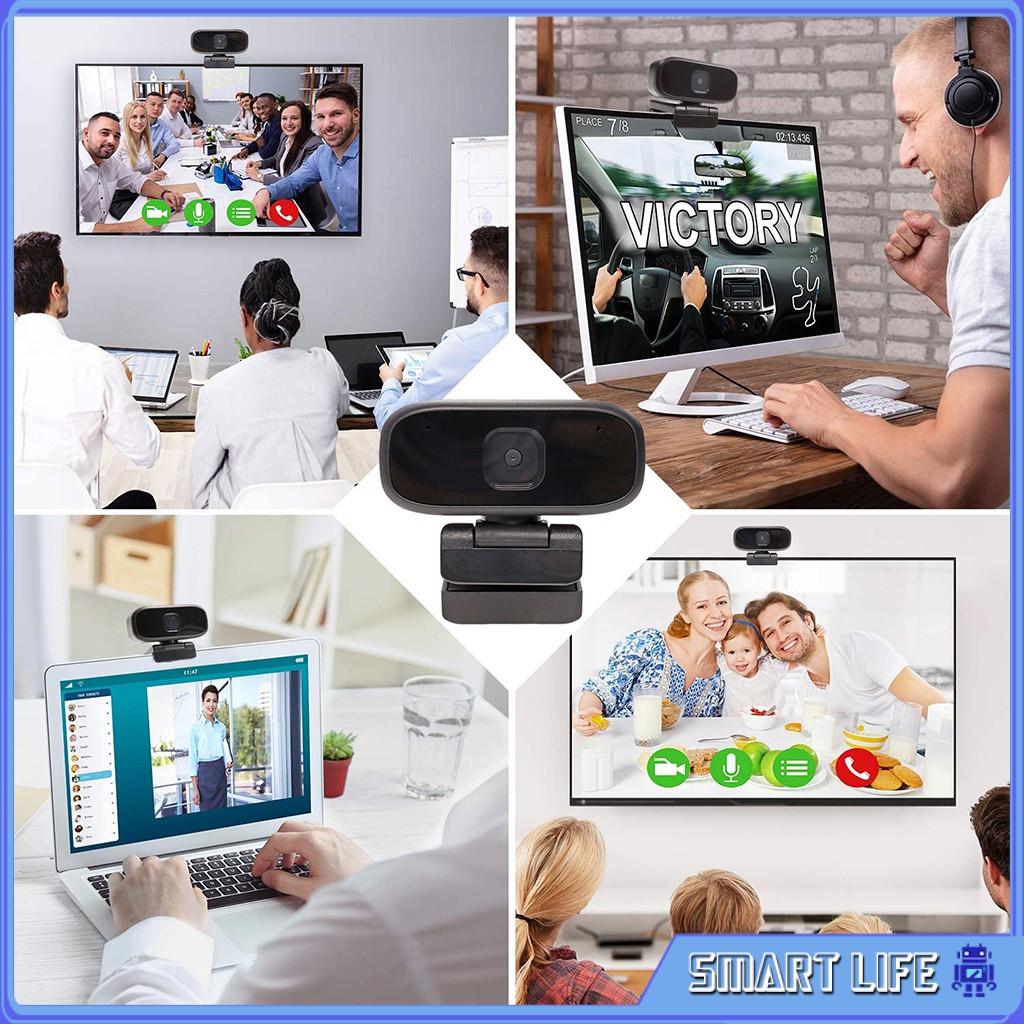 Camera Webcam 720P Kèm Micrô Chất Lượng Cao Cho PC Laptop Máy Tính Bảng Android | BigBuy360 - bigbuy360.vn