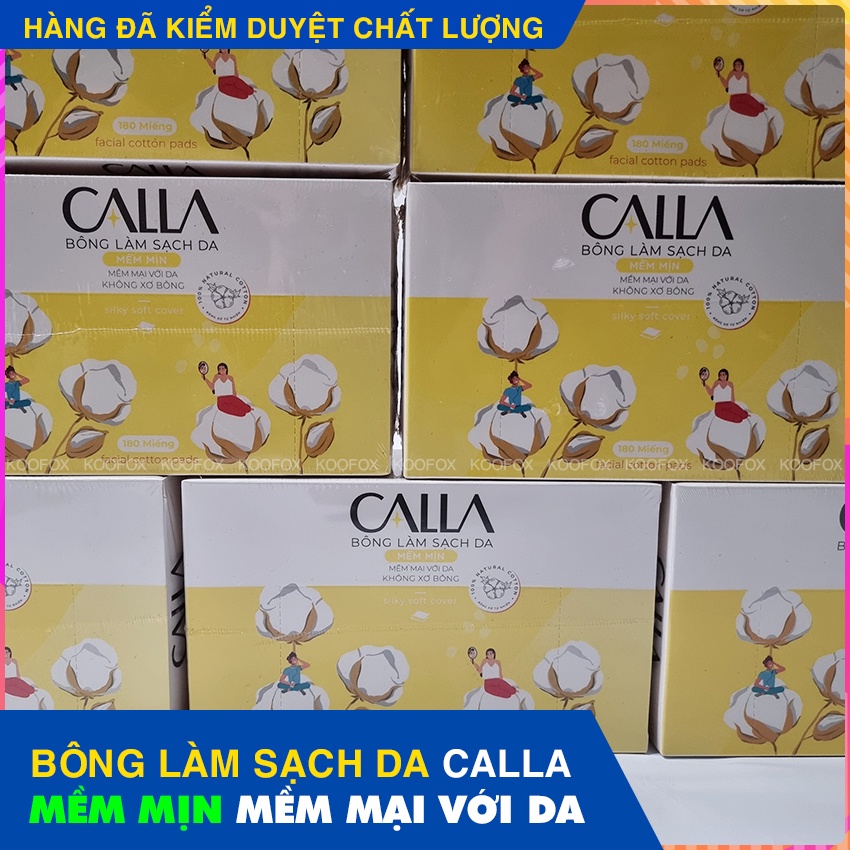 Bông tẩy trang làm sạch da Bông Bạch Tuyết Calla Mềm Mịn  - KOOFOX