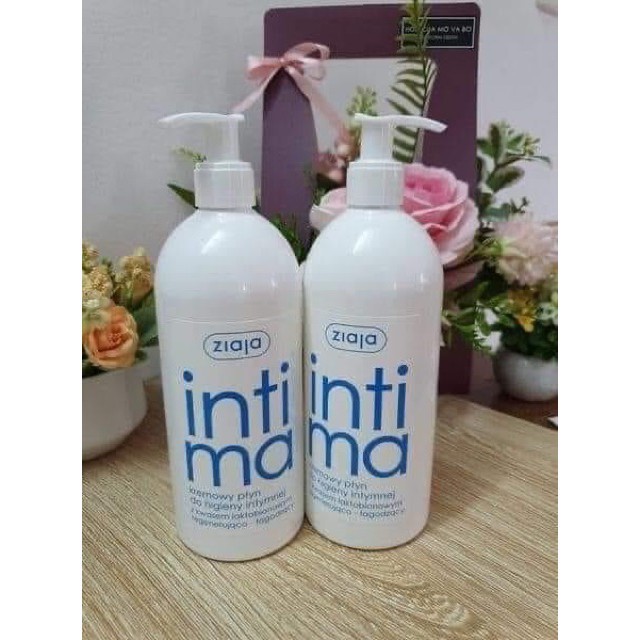 Dung Dịch Vệ Sinh Phụ Nữ Intima Xanh Nhạt Bổ Sung Acid Lactobionic Giảm Viêm Nặng -Date Mới Nhất 500ml