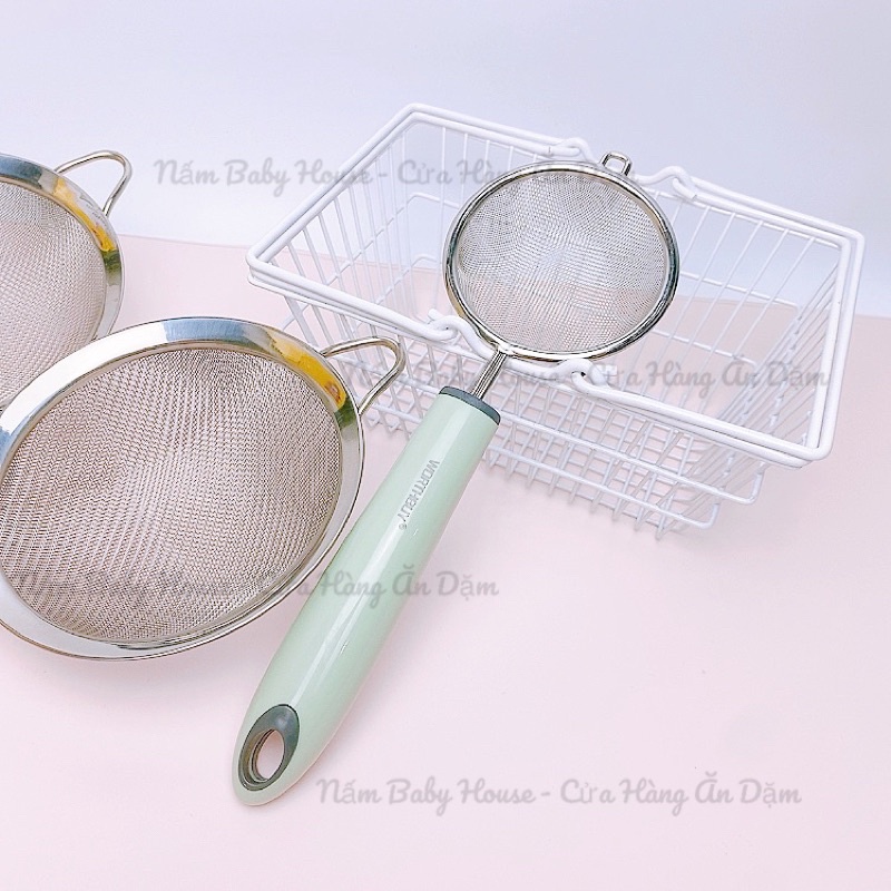 Rây lọc cháo cực mịn cho bé ăn dặm đường kính 12cm