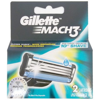 Hai lưỡi dao cạo Gillette Mach3