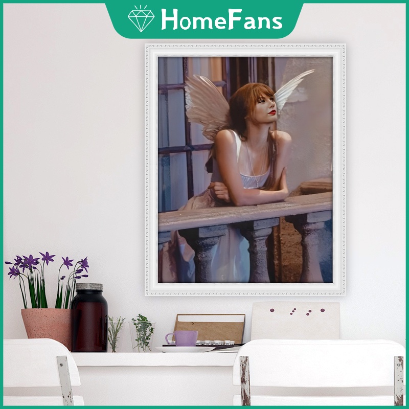 Bộ Tranh Đính Đá 5D Tự Làm Hình Người Ca Sĩ Kích Thước 40x50cm Trang Trí Nhà Cửa