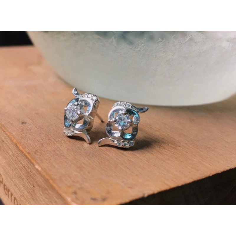 Khuyên tai nụ bạc chuẩn 925