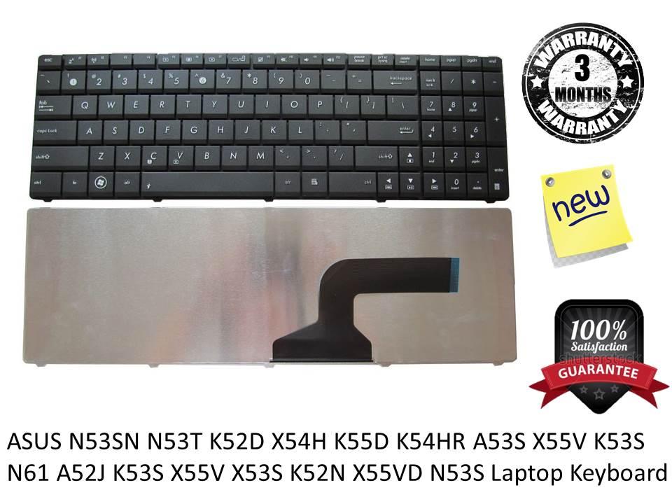 Miếng Dán Bàn Phím Asus N53Sn N53T K52D X54H K55D K54Hr A53S X55V K53S