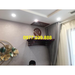 bàn thờ gỗ sồi 61cm kèm chắn khói