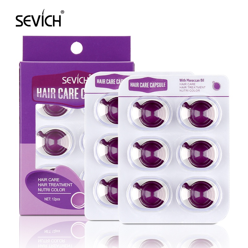 Viên tinh chất Vitamin Sevich chăm sóc tái tạo cho tóc hư tổn 12g