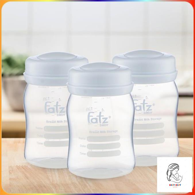 Bộ 3 bình trữ sữa mẹ 150ml FatzBaby / FB0120N