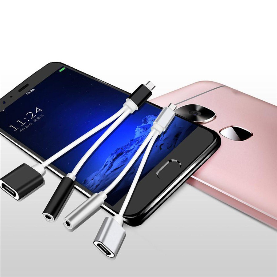 Cáp chuyển Type C ra cổng 3.5mm - Cable Type C to Type C + 3.5mm