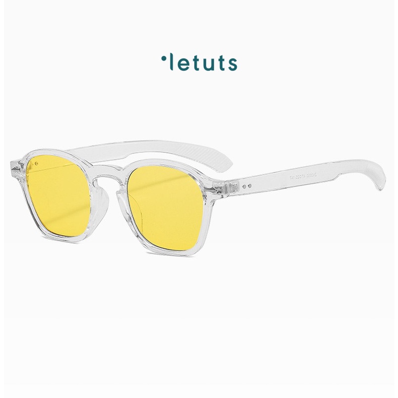 Gọng râm UV400 nam nữ dáng vuông nhựa dẻo 3 màu thời trang LTR00050