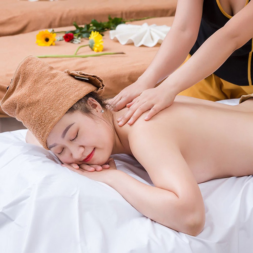 HCM [Voucher] - Trọn Gói Liệu Trình Massage Thư Giãn Kết Hợp Thanh Tẩy Sáng Da, Trị Mụn Vùng Lưng tại Paradise Spa