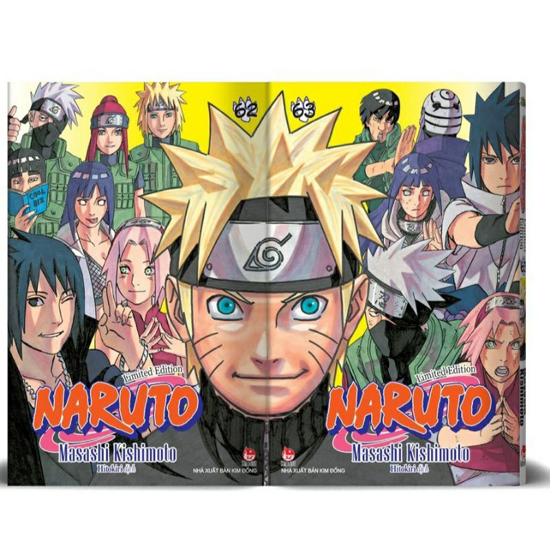 Combo Naruto 62+63 bản giới hạn limited