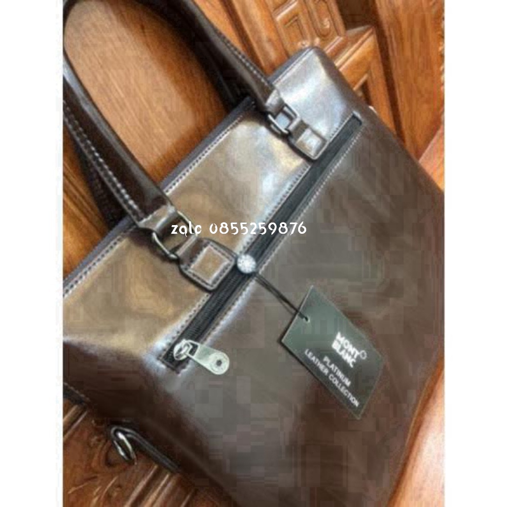 ❤️𝙁𝙍𝙀𝙀𝙎𝙃𝙄𝙋❤️ Cặp công sở Mont mẫu mới da bò xịn ngăn khoá bên ngoài | BigBuy360 - bigbuy360.vn