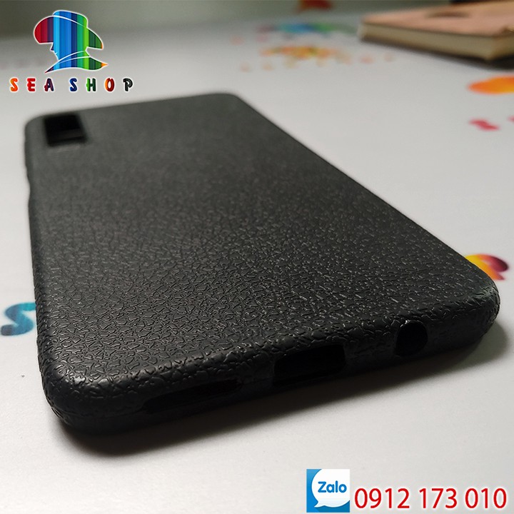 Ốp lưng Samsung Galaxy A7 2018 / A750 Vân da tự nhiên - chống sốc - chống trơn trượt - Siêu bền - Case Samsung A7 2018 | BigBuy360 - bigbuy360.vn