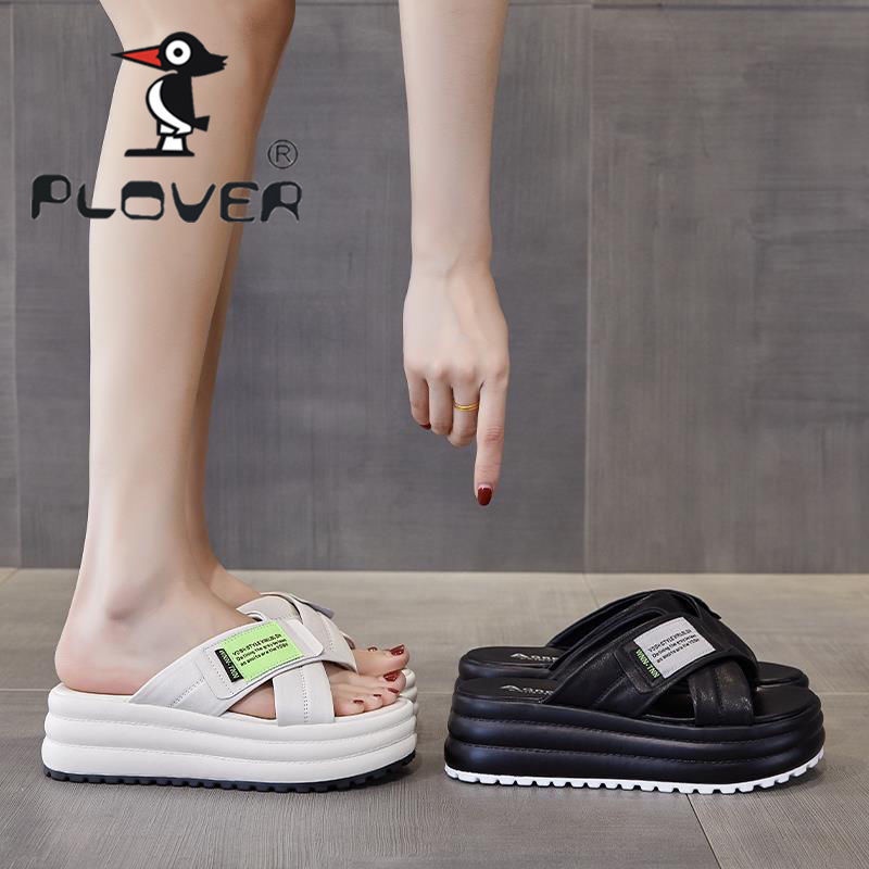 Dép đế cao Giày Sandal Đế Dày Chống Trượt Thời Trang Đi Biển Mùa Hè