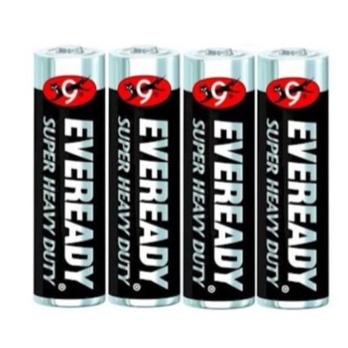 4 pin AA hoặc AAA Eveready Super Heavy Duty (Đen)