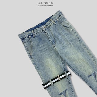 Quần jeans kèm đai Q286