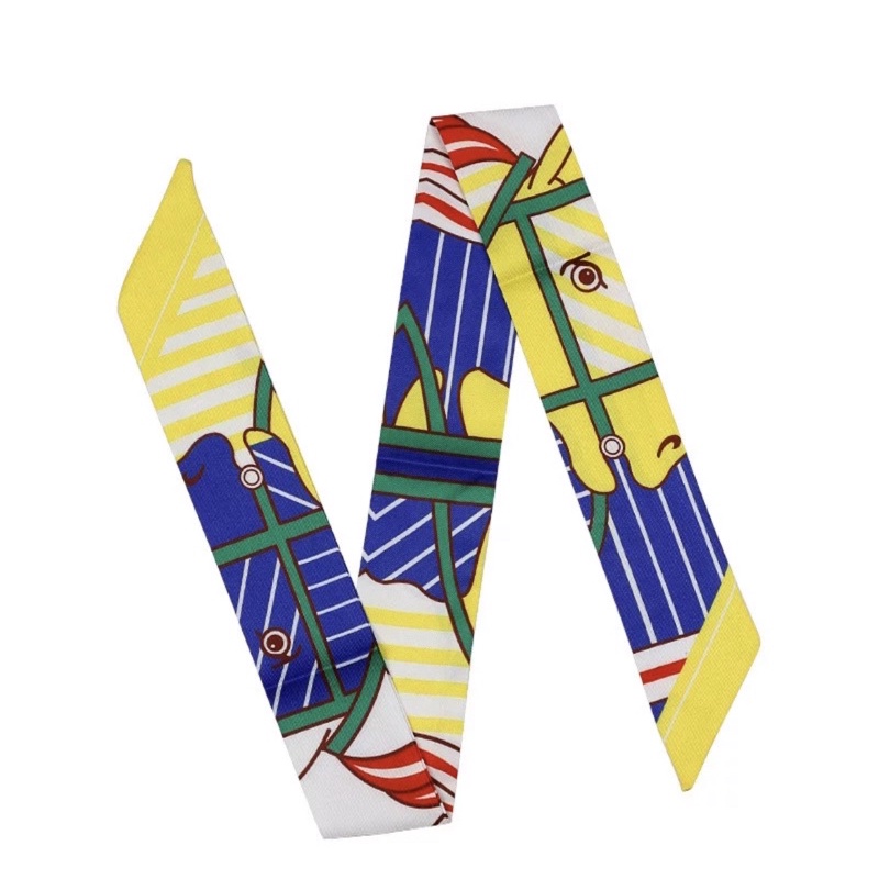 Khăn quấn quay túi xách hình con ngựa nhiều màu