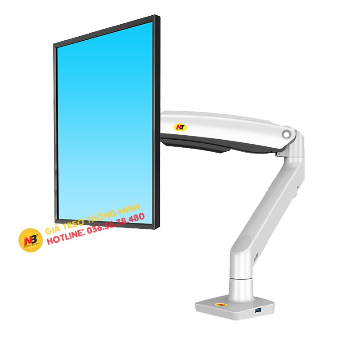 Giá treo màn hình máy tính NB F100A 22 - 35 inch - Arm Treo Màn Hình F100A [Cao cấp hơn Human Motion T6 / T7]