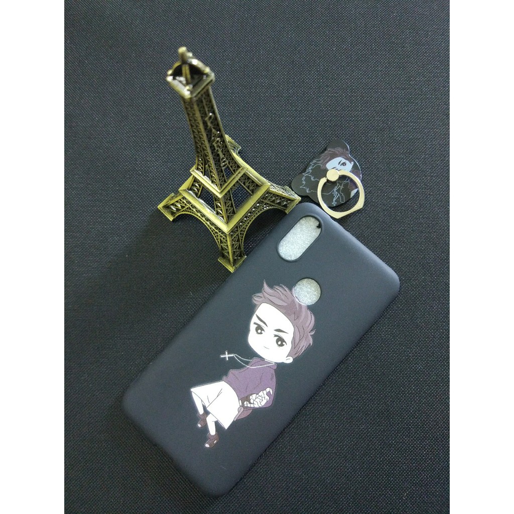 Ốp lưng xiaomi mi A2 / xiaomi mi 6x chất liệu cao su in hình đẹp mắt ( tặng iring )