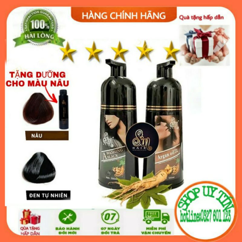 [Chính Hãng]Dầu gội phủ bạc Sin hair Nhật Bản