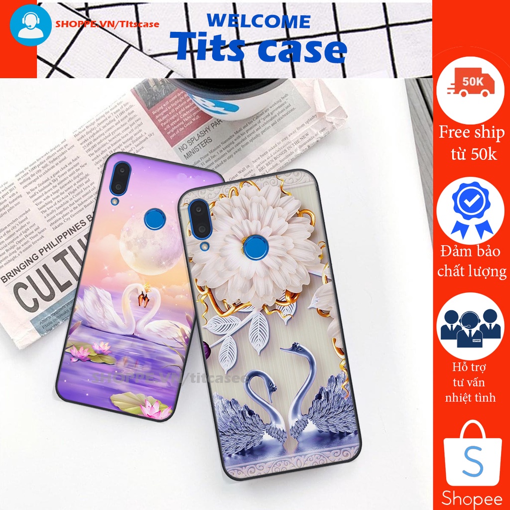 Ốp lưng  Huawei NOVA 3 / NOVA 3e / NOVA 3i in hình thiên nga,hoa may mắn, đặc sắc ĐỘC - LẠ - BỀN