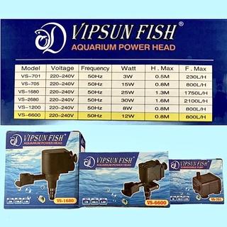 Bơm chìm VIPSUN VS701 VS1680 VS2680 VS6600 ( không có hộp lọc trên) ]