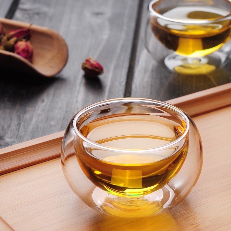 Tách trà thủy tinh 2 lớp (bộ 6 tách)
