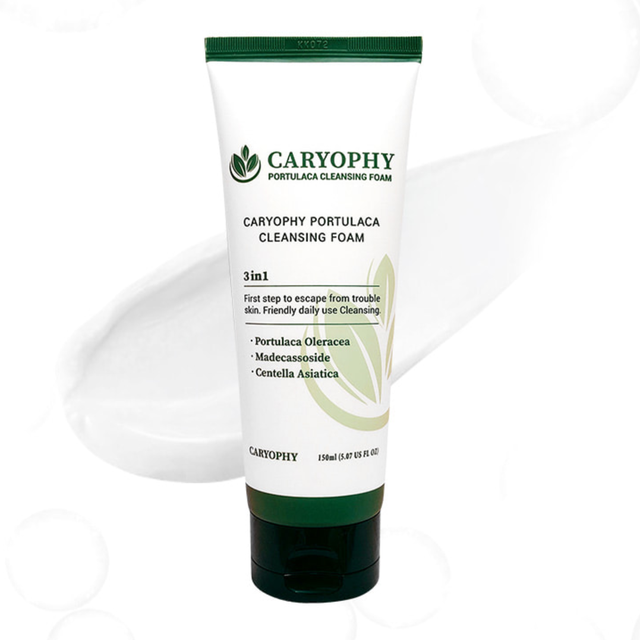 Sữa rửa mặt Caryophy 150ml (Caryophy Portulaca Cleansing Foam 150ml) | BigBuy360 - bigbuy360.vn
