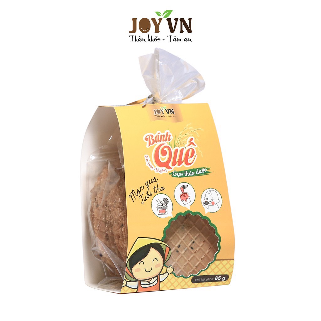 Bánh quế tuổi thơ JOY VN bánh ốc quế bánh quế cuộn vị Gạo thảo dược