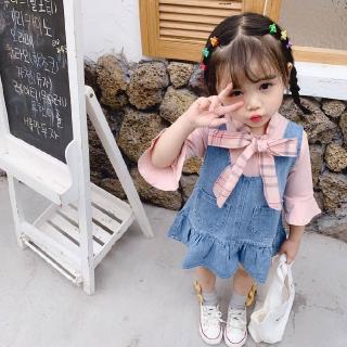 Váy denim bé gái siêu hot BT008