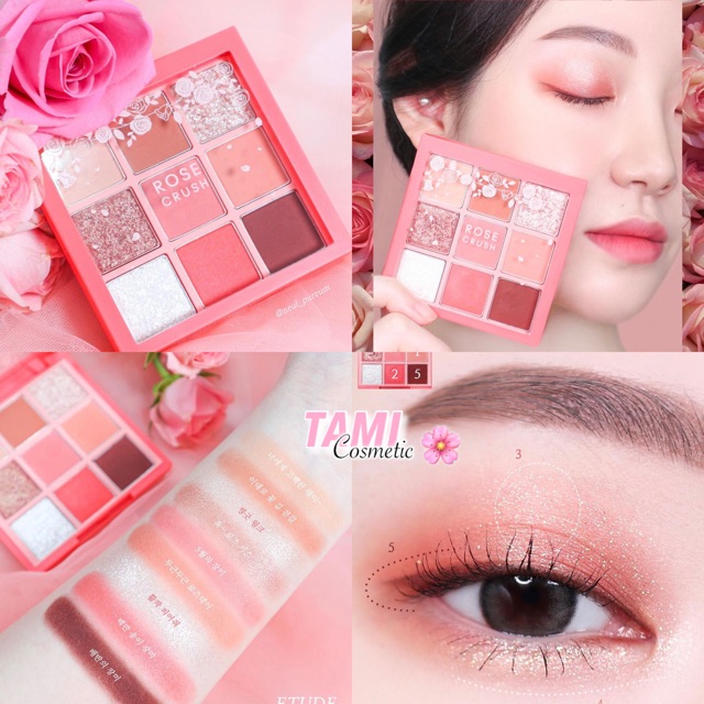 BẢNG PHẤN MẮT ETUDE HOUSE PLAY COLOR EYES ROSE CRUSH [ CÓ BILL]