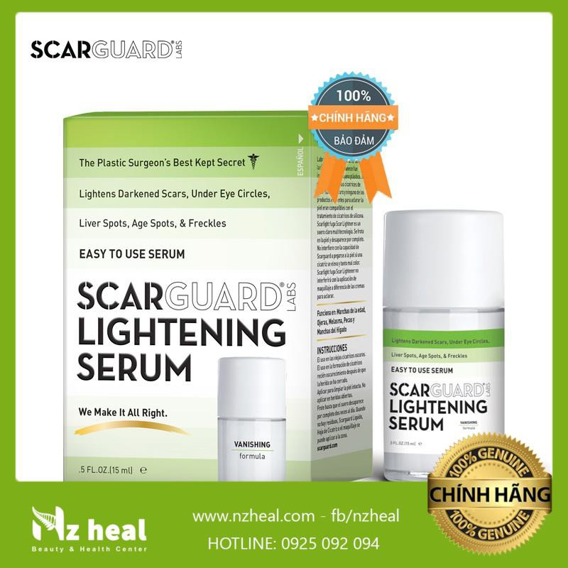[Hỏa tốc] Serum mờ nám, thâm sạm Scarguard Lightening Serum 15ml - Mỹ