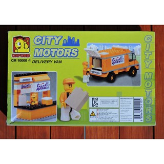 Lắp Ráp Lego OXFORD, Lắp Ráp Mô Hình Xe Đưa Thư