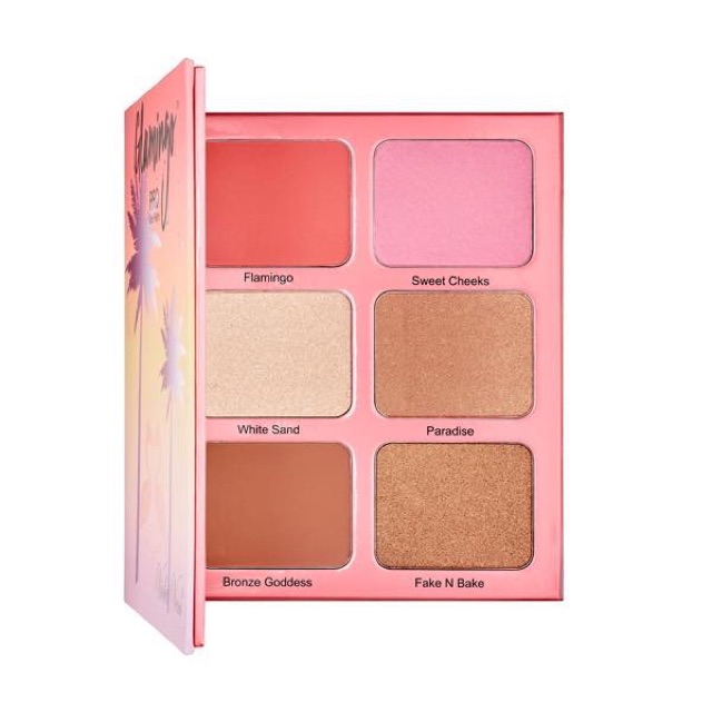 Bảng phấn má , tạo khối highlight Violet vosa glMingo pro face palette limited edition( ạut)