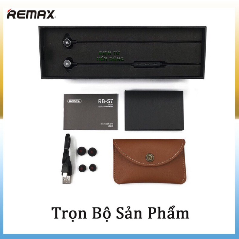 TAI NGHE BLUETOOTH REMAX RB S7 kết nối bluetooth 4.1 thời trang hàng chuẩn ♥️♥️