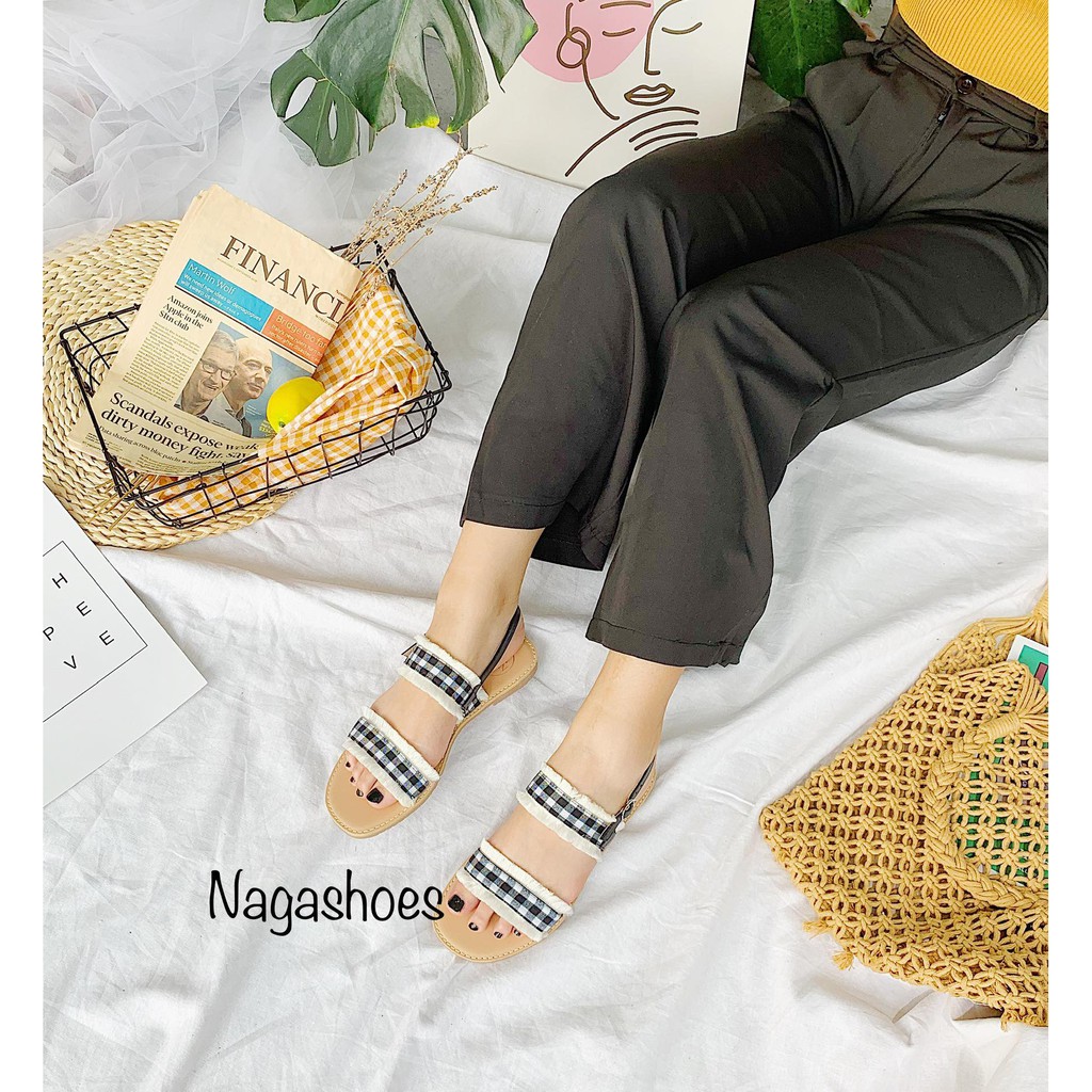 <3 GIÀY SANDAL NAGASHOES 2 QUAI NGANG PHỐI TUA RUA NAS166. > . new ‼️ . new ! <3 new ⚡ ; * 2021 ¹ NEW hot . ^ '