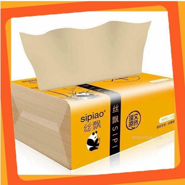 Giấy ăn gấu trúc hàng đủ chuản nội địa Trung siêu dai