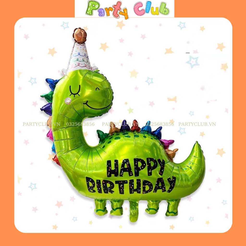 Bóng hình khủng long sinh nhật mẫu mới