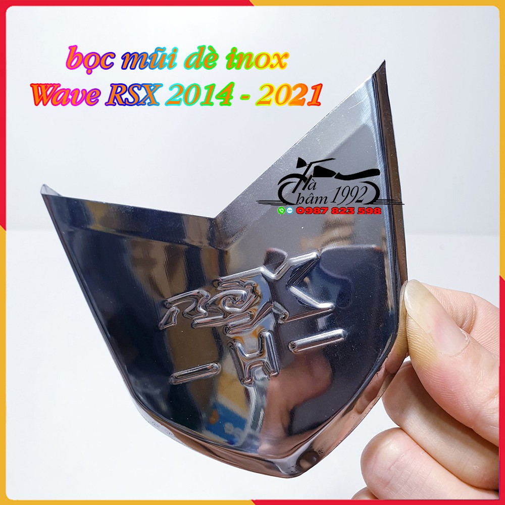 Bọc Mũi Dè iNox Wave Rsx 2014 - 2021-22 ( giá 1 cặp)