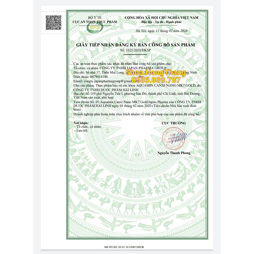 Aquamin Canxi Nano Mk7 gold BỔ SUNG CANXI, chống còi xương, loãng xương hộp 30 viên